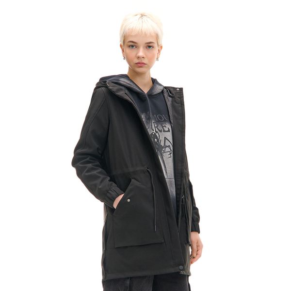 Cropp Cropp - Parka s kapuljačom - crno