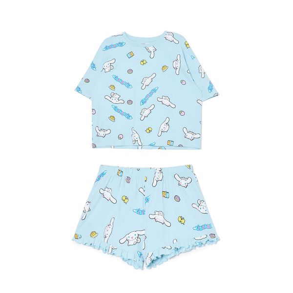 Cropp Cropp - Pidžama Cinnamoroll - bljedoplavo