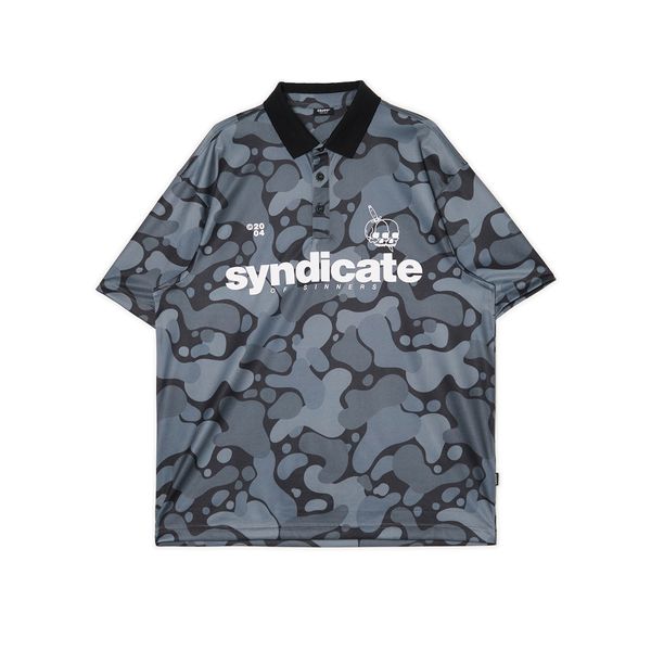 Cropp Cropp - Polo-majica s printom - crno