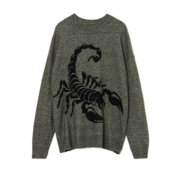 Cropp Cropp - Pulover za bebe - prljavozeleno