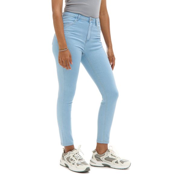 Cropp Cropp - Push up traperice slim kroja PETITE - plava
