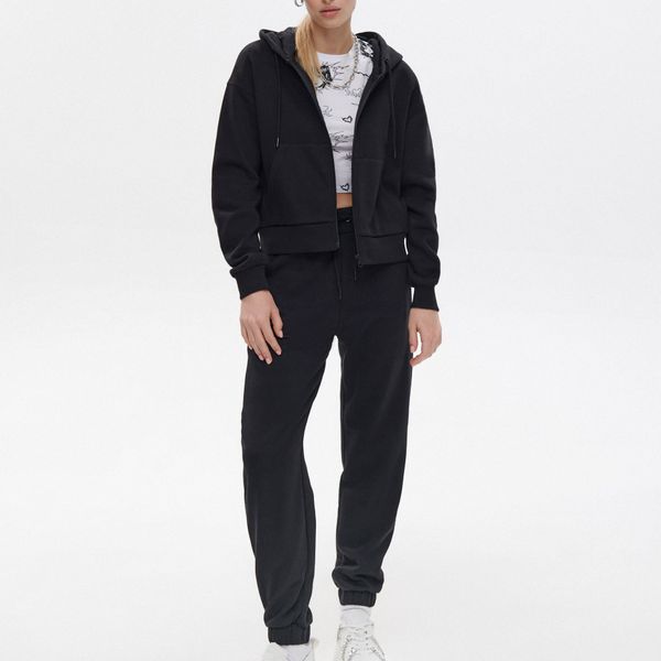 Cropp Cropp - Sportske jogger hlače - crno