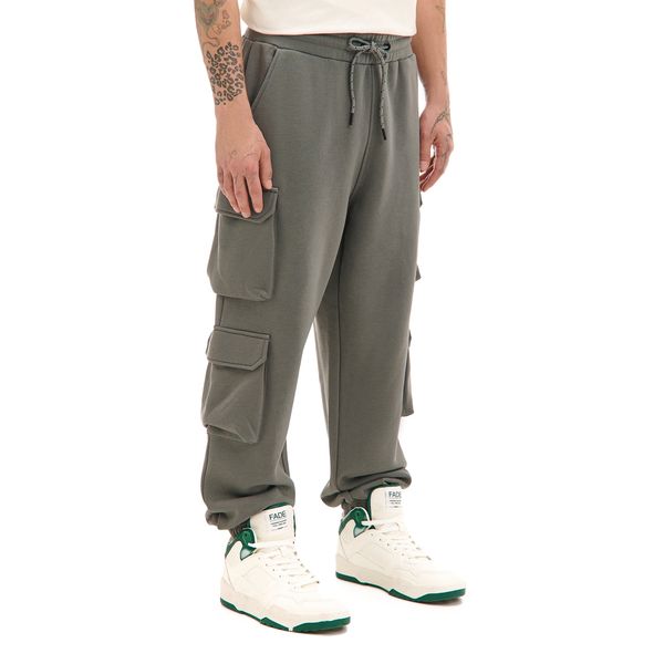 Cropp Cropp - Sportske jogger hlače - tamnosivo