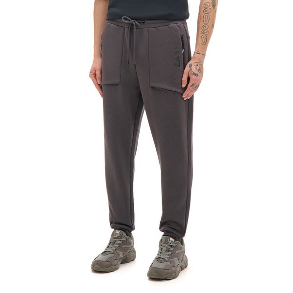 Cropp Cropp - Sportske jogger hlače - tamnosivo