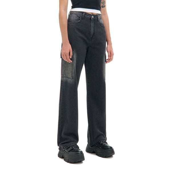 Cropp Cropp - Traperice baggy - crno
