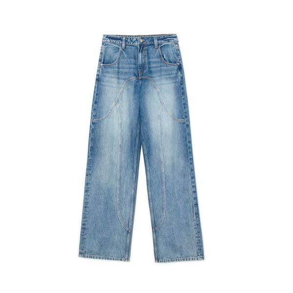 Cropp Cropp - Traperice baggy - plava