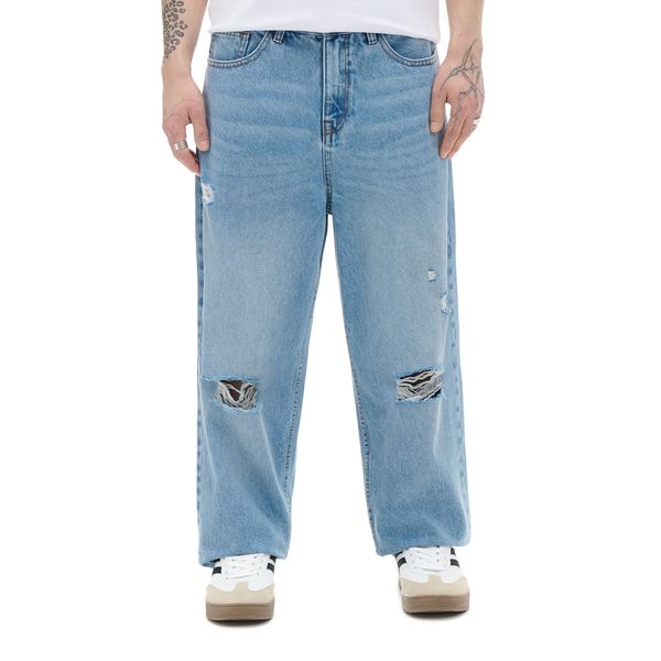 Cropp Cropp - Traperice baggy - plavo