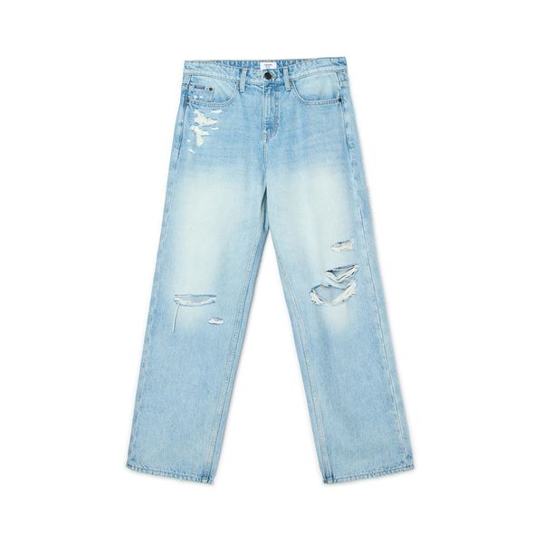 Cropp Cropp - Traperice baggy s poderotinama - plava