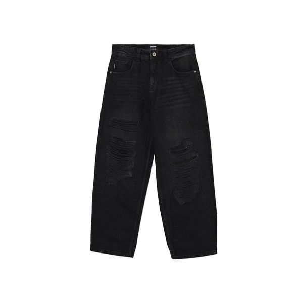 Cropp Cropp - Traperice super baggy - crno