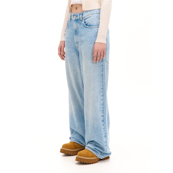 Cropp Cropp - Traperice super baggy - plava
