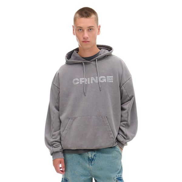 Cropp Cropp - Trenirka s aplikacijom - svijetlo siva