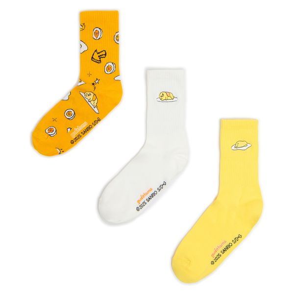 Cropp Cropp - Ženske čarape Gudetama - boja pšenice