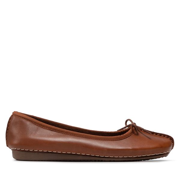 Clarks Balerinke Clarks Freckle Ice 203529304 Dark Tan Lea