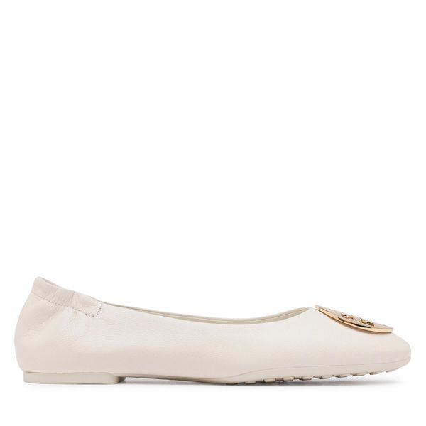 Tory Burch Balerinke Tory Burch Claire Ballet 147379 New Ivory/Silver/Gold 104