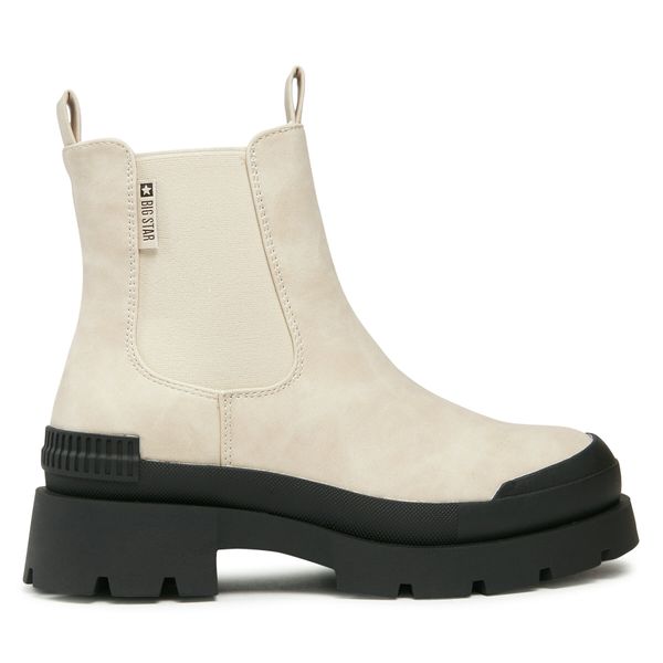 Big Star Shoes Chelsea cipele Big Star Shoes MM274322 Beige/Black 801
