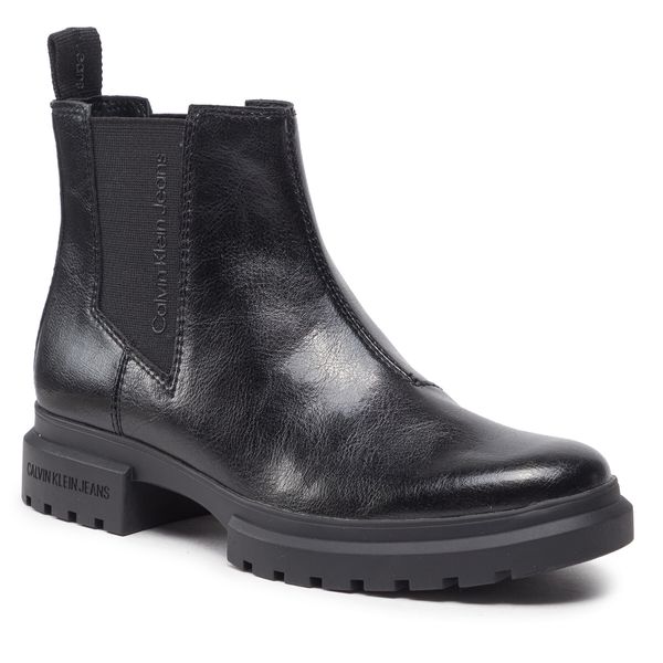 Calvin Klein Jeans Chelsea cipele Calvin Klein Jeans Cleated Chelsea Boot YW0YW00834 Black BDS