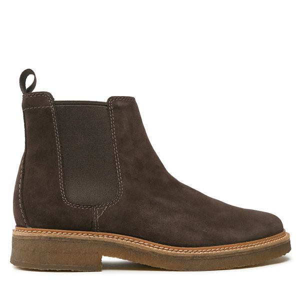Clarks Chelsea cipele Clarks Clarkdale Easy 261735367 Dark Brown Suede