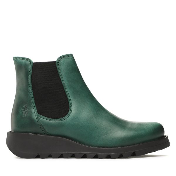 Fly London Chelsea cipele Fly London Salvfly P143195062 Shamrock Green (Black Elastic) 062