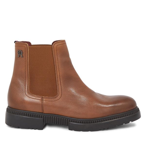 Tommy Hilfiger Chelsea cipele Tommy Hilfiger Comfort Cleated Termo Lth Chel FM0FM04650 Winter Cognac GVI