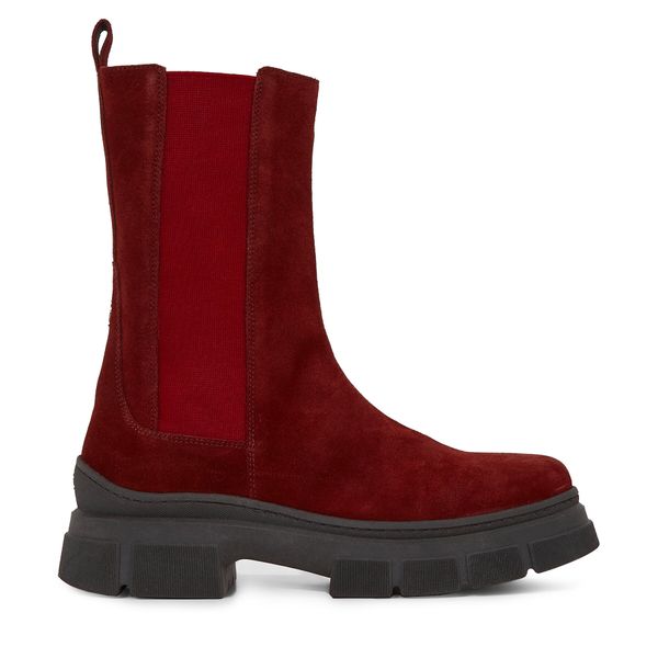 Tommy Hilfiger Chelsea cipele Tommy Hilfiger Essential Suede Chelsea Boot FW0FW07489 Redwood Brown GNN