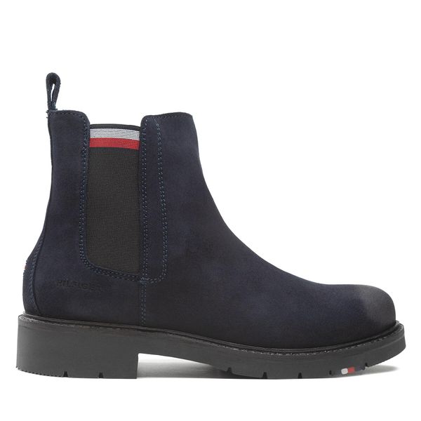 Tommy Hilfiger Chelsea cipele Tommy Hilfiger Rwb Hilfiger Suede Chelsea FM0FM04202 Desert Sky DW5