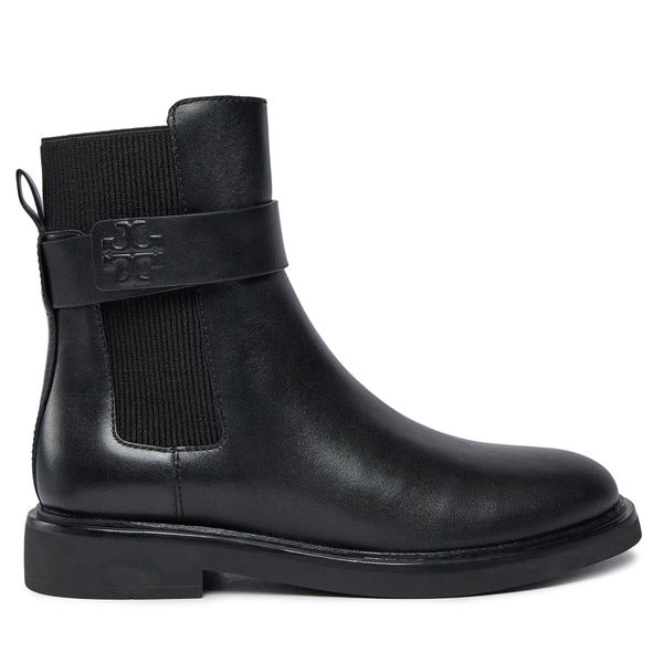 Tory Burch Chelsea cipele Tory Burch Double T Chelsea Boot 152831 Perfect Black / Perfect Black 004