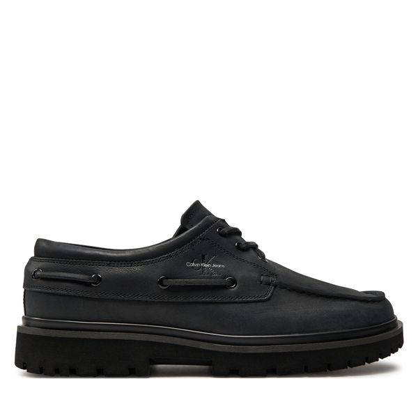 Calvin Klein Jeans Cipele Calvin Klein Jeans Hybrid Boat Shoe Slipon Lh Btw YM0YM00937 Triple Black 0GT