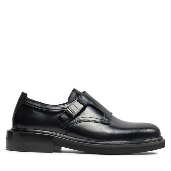 Calvin Klein Cipele Calvin Klein Monk Lth Hf HM0HM01530 Crna