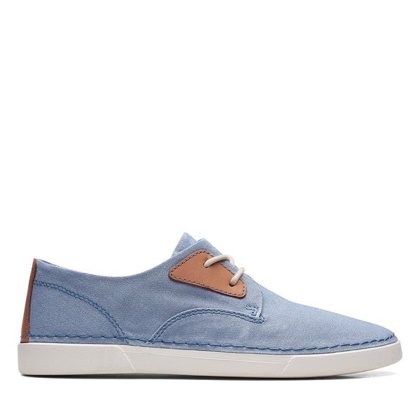 Clarks Cipele Clarks Gereld Tie 26171671 Blue Textile