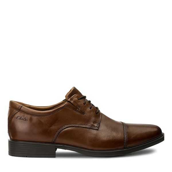 Clarks Cipele Clarks Tilden Cap 261300967 Dark Tan Leather