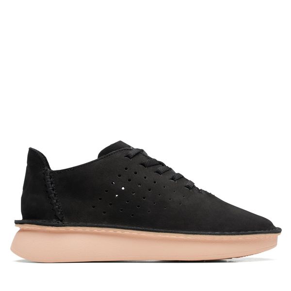 Clarks Cipele Clarks Velhill Etch Black Nubuck
