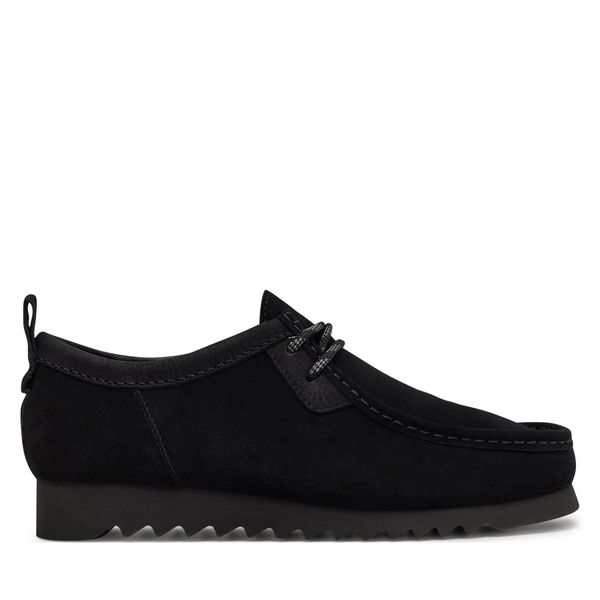 Clarks Cipele Clarks Wallabeeftrelo 26176223 Crna