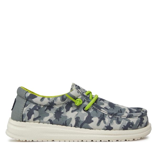 Hey Dude Cipele Hey Dude Wally Youth Camodino 40043-425 Blue