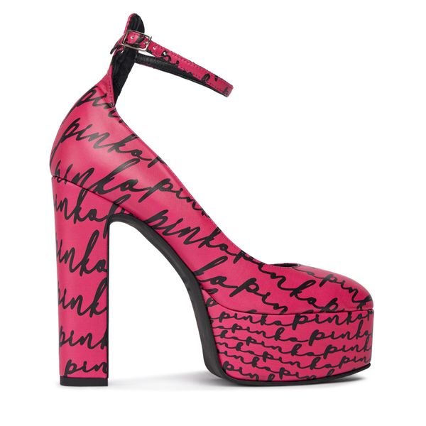 Pinko Cipele Pinko Puccini Mary Jane Platform Al 23-24 BLKS1 102011 A1D2 Fuxia/Nero YZ3