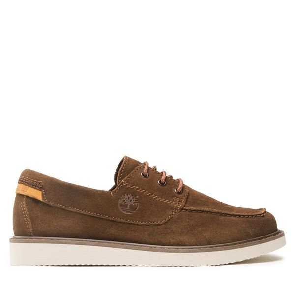 Timberland Cipele Timberland Newmarket II Lthr Boat TB0A5REM9681 Dark Brown Suede