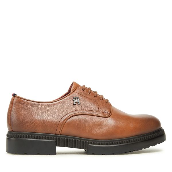 Tommy Hilfiger Cipele Tommy Hilfiger Comfort Cleated Termo Lth Shoe FM0FM04647 Winter Cognac GVI