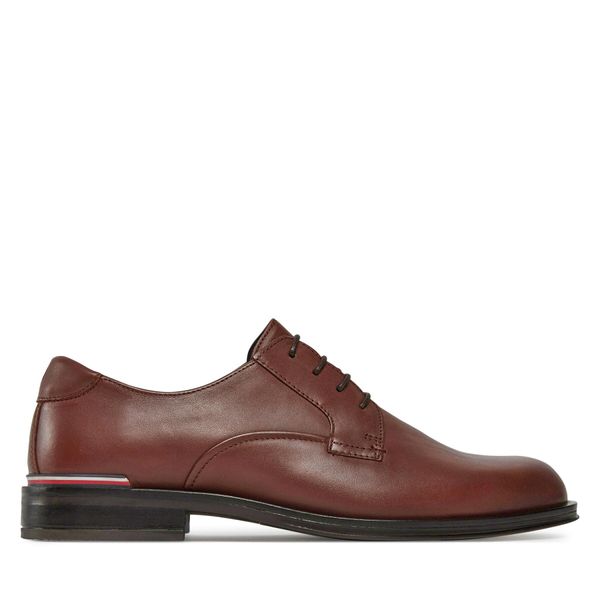 Tommy Hilfiger Cipele Tommy Hilfiger Core Rwb Hilfiger Lth Shoe FM0FM04867 Winter Cognac GVI