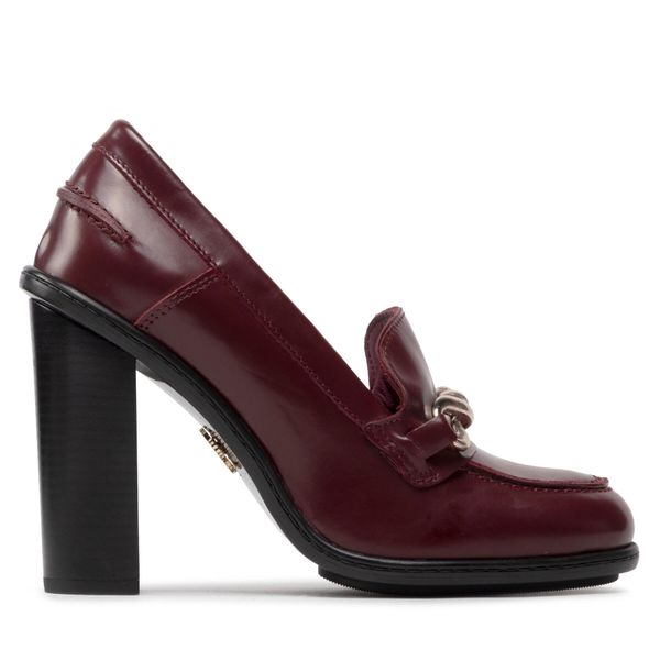 Tommy Hilfiger Cipele Tommy Hilfiger Twist High Heel Loafer FW0FW06692 Deep Rouge VLP