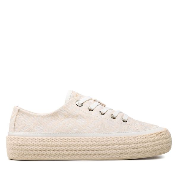 Tommy Hilfiger Cipele Tommy Hilfiger Vulc Rope Monogram White Denim FW0FW07254 Whitedenimmonogram 0K8