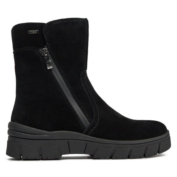 Caprice Čizme Caprice 9-26437-41 Black Suede 004