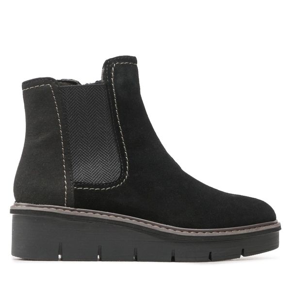 Clarks Čizme Clarks Airabell Move 261685884 Black Suede