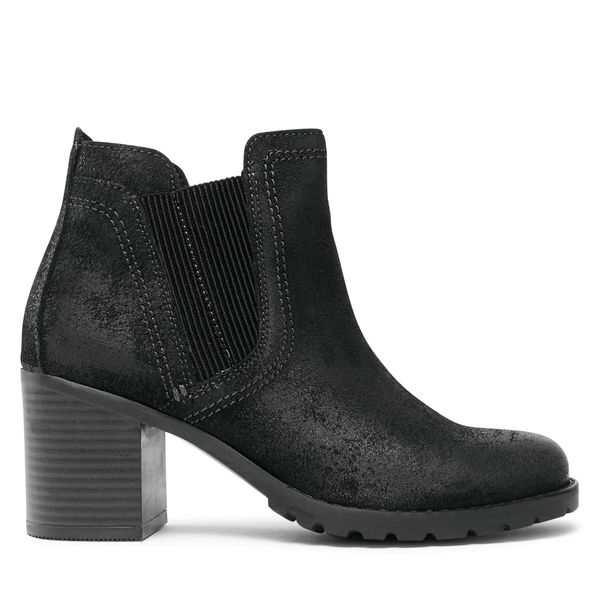 Clarks Čizme Clarks Leda Up 261749624 Black Suede