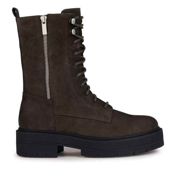 Geox Čizme Geox D Spherica Ec7 D36VDJ 00022 C9002 Dk Grey