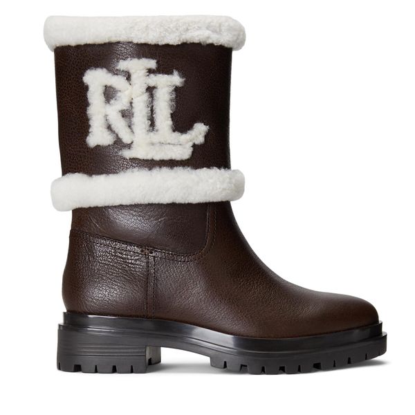Lauren Ralph Lauren Čizme Lauren Ralph Lauren Carter 802915439002 Chestnut Brown/Natural