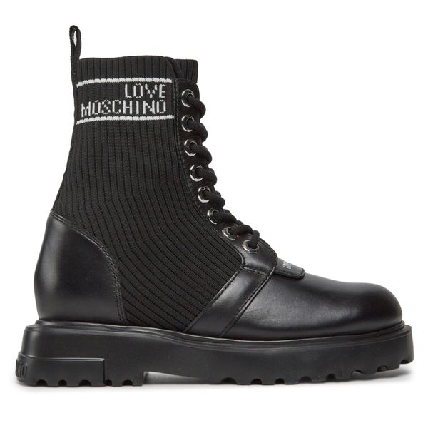 LOVE MOSCHINO Čizme LOVE MOSCHINO JA24324G0HIY600A Crna