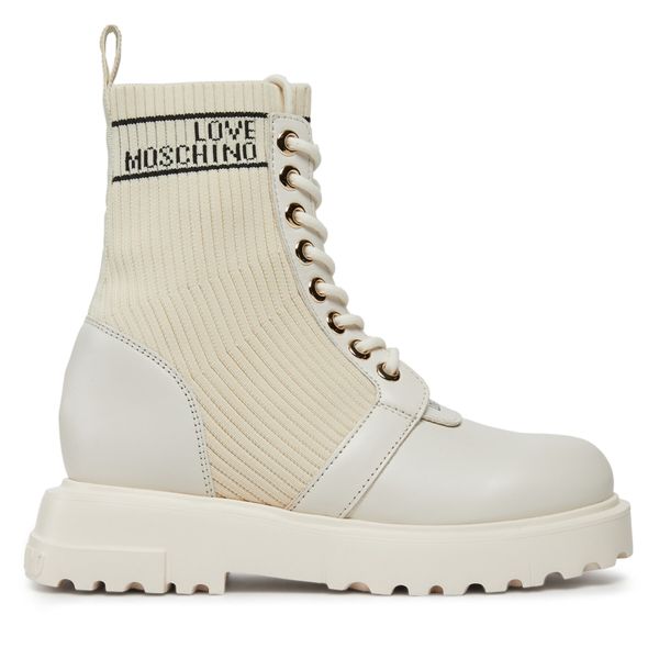 LOVE MOSCHINO Čizme LOVE MOSCHINO JA24324G0HIY612A Bijela