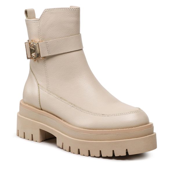 Marco Tozzi Čizme Marco Tozzi 2-25820-29 Cream/Gold