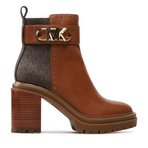 MICHAEL Michael Kors Čizme MICHAEL Michael Kors Parker Lug Bootie 40F2PKME8L Smeđa