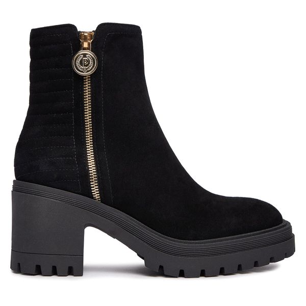 Pollini Čizme Pollini SA21198G0HTA0000 Camoscio Nero
