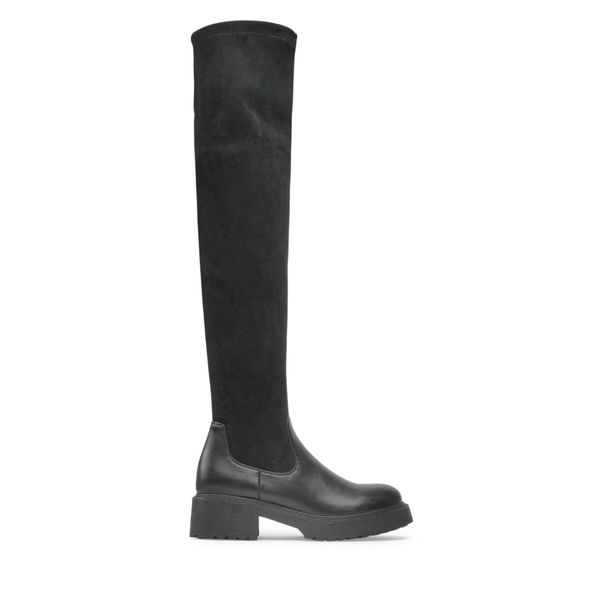 DeeZee Čizme preko koljena DeeZee WS5889-02 Crna